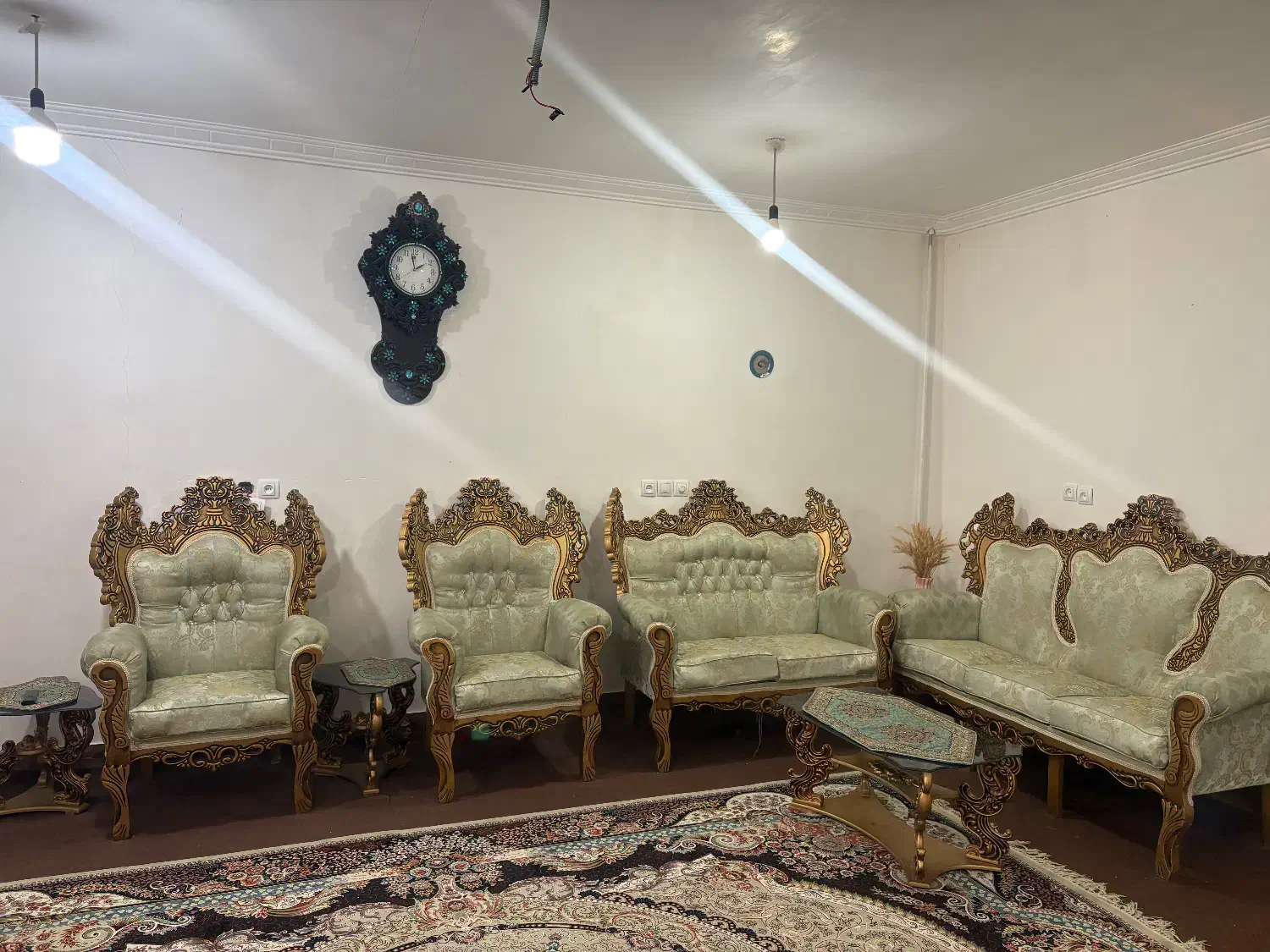 مبل سلطنتی ۷نفره درحدنو|مبلمان خانگی و میز عسلی|بهبهان, |دیوار