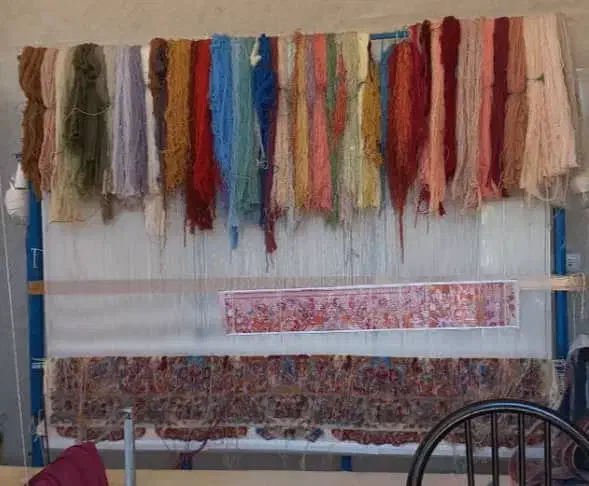 یک جفت شش متری خطیبی رج ۵۲ نیمه کاره|فرش|تبریز, |دیوار