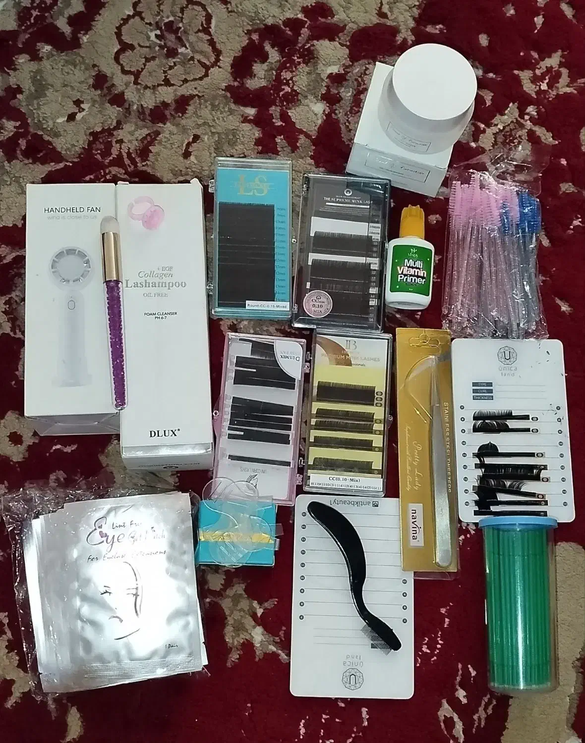 وسایل اکستنشن مژه|آرایشی، بهداشتی، درمانی|یاسوج, |دیوار