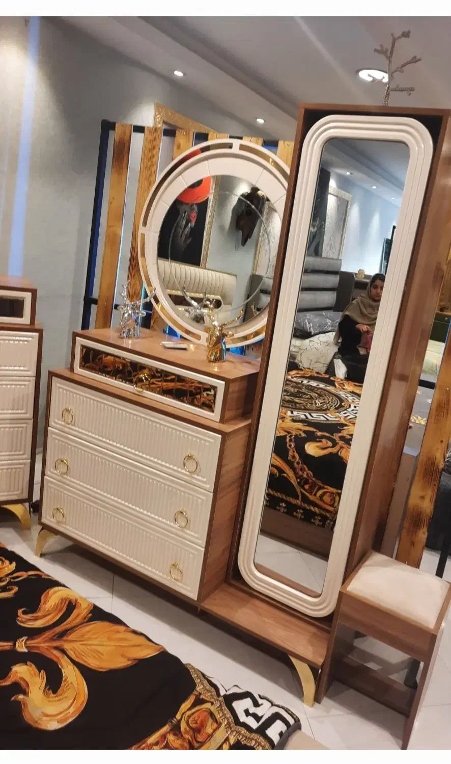 فروش تخت و دراور و کشو با هم یا جداگانه|تخت و سرویس خواب|هشتگرد, هشتگرد قدیم|دیوار