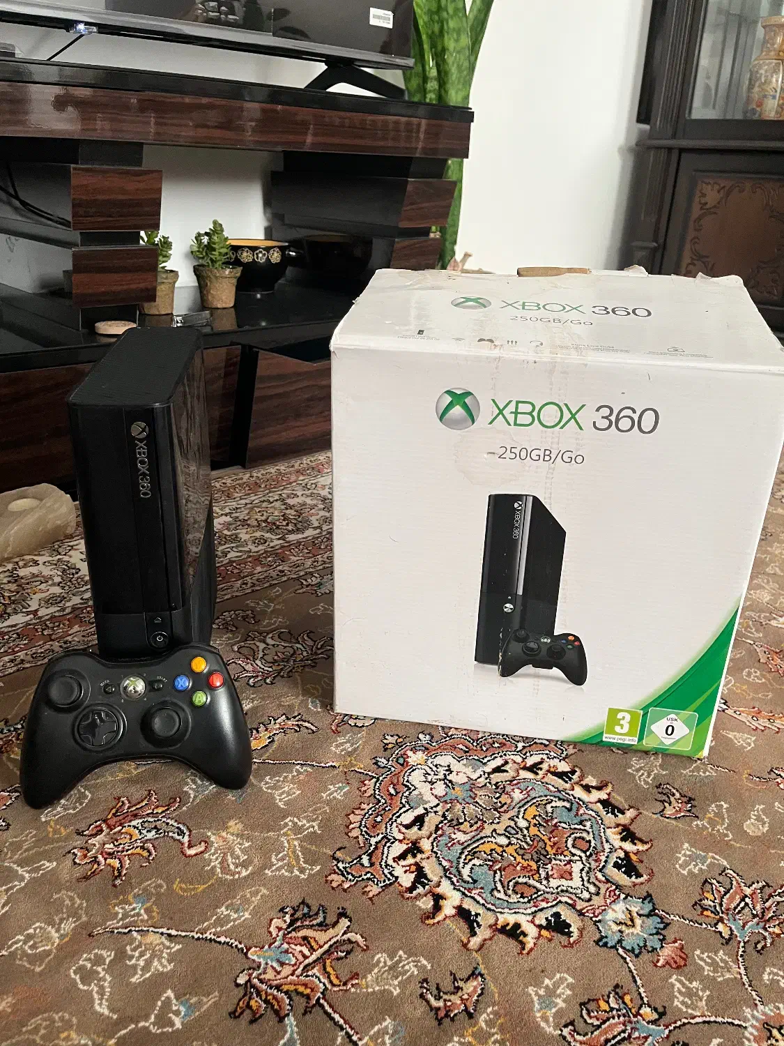 کنسول بازه ایکس باکس ۳۶۰ با حافظه ۲۵۰ گیگابایت|کنسول، بازی ویدئویی و آنلاین|تهران, اوقاف|دیوار