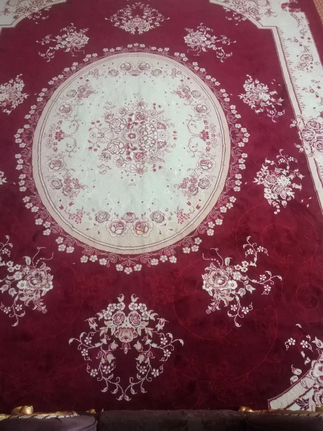 2عدد فرش 12متری زرشکی|فرش|خمین, |دیوار