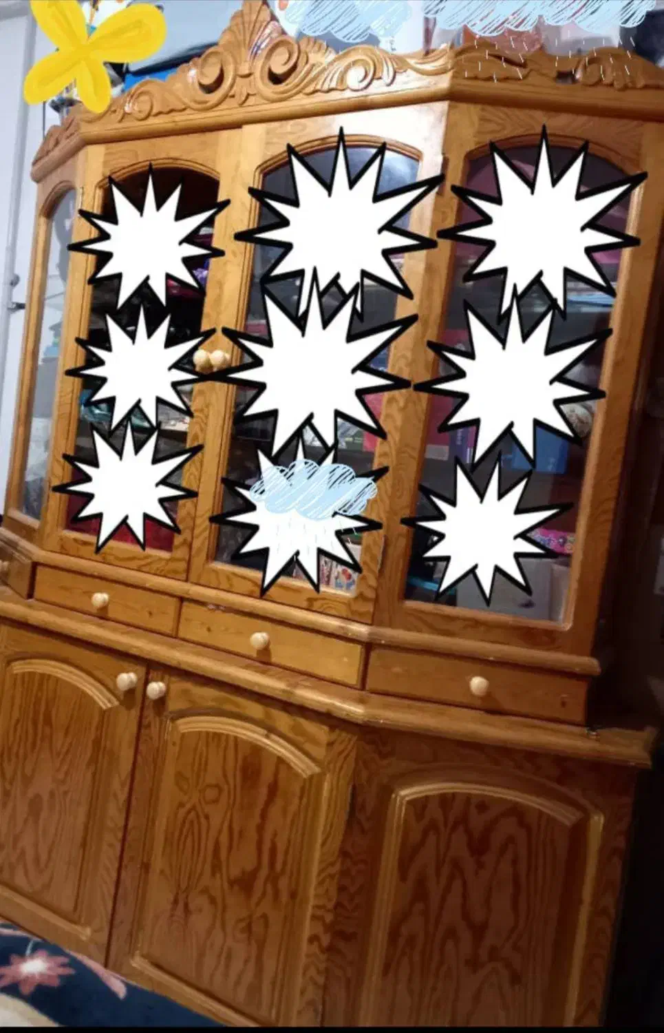 بوفه|بوفه، ویترین، کنسول|گرگان, |دیوار