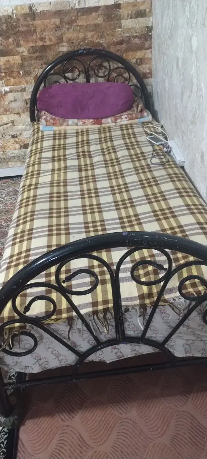 تخت تک نفره|تخت و سرویس خواب|پاکدشت, پاکدشت (مامازند)|دیوار