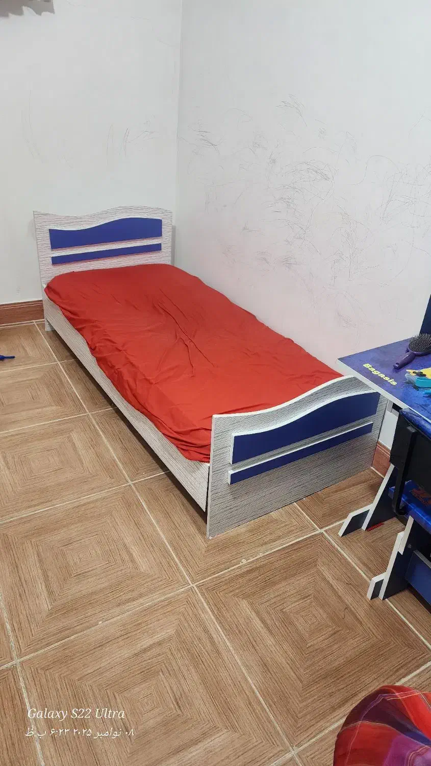 تخت و کمد و کتابخانه نوجوان|تخت و سرویس خواب|رفسنجان, |دیوار