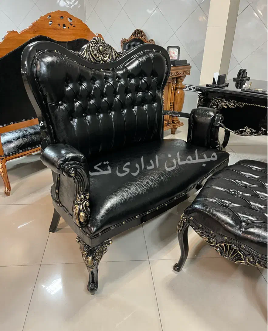 مبلمان اداری دفتری سلطنتی ساینا/مشکی پتینه|دفتر کار|چهاردانگه (تهران), |دیوار