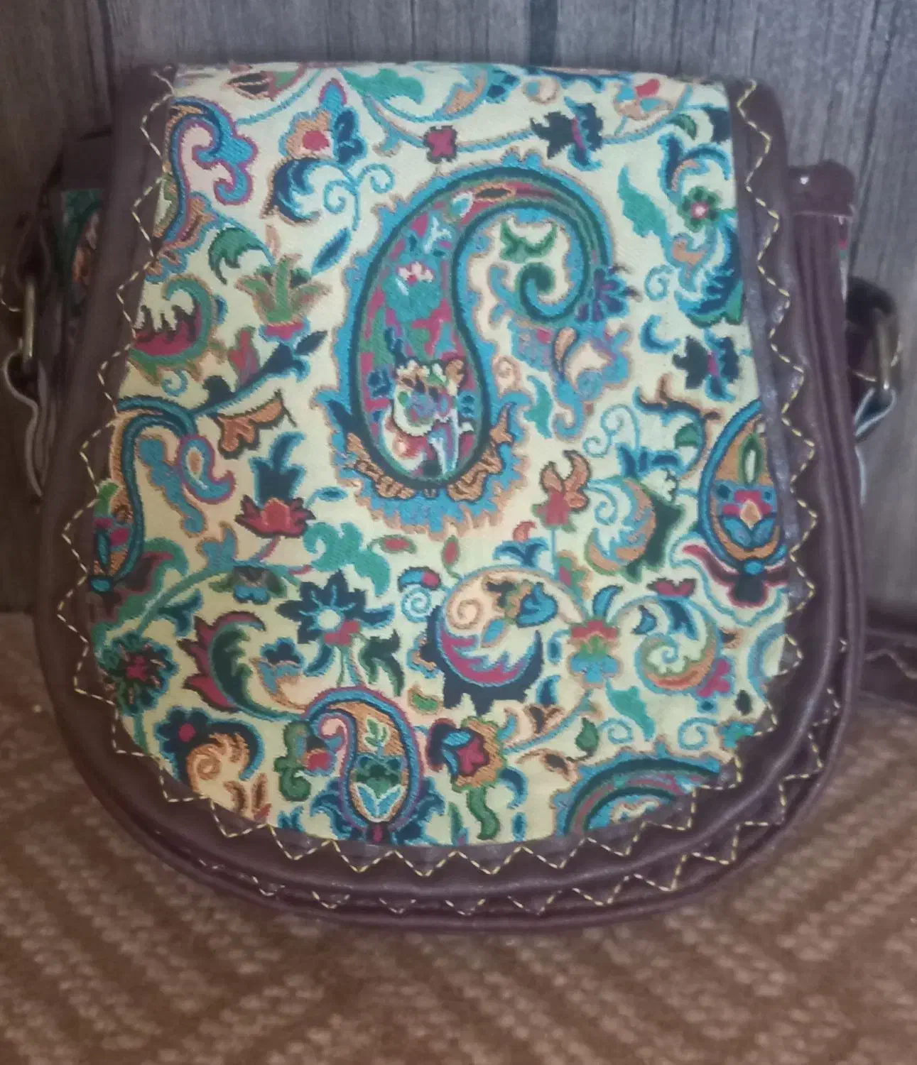 کیف ترمه دستی|کیف، کفش، کمربند|مهریز, |دیوار