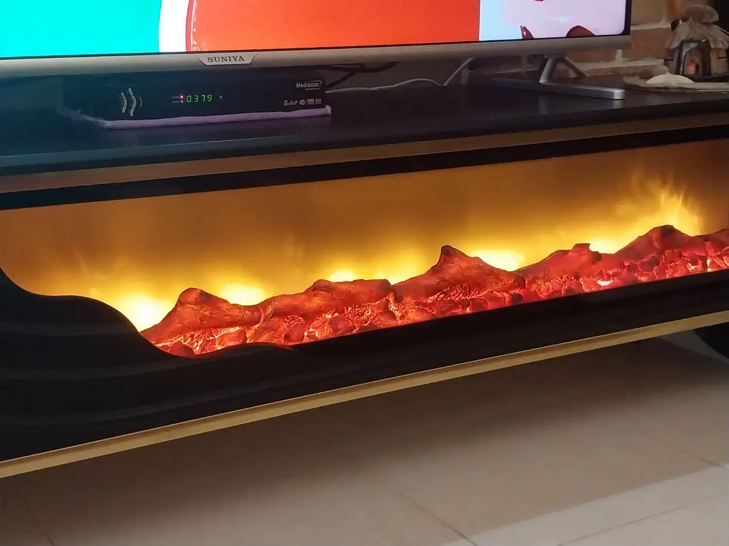 میز تی وی شومینه دار|میز تلویزیون|محمدیه-قزوین, |دیوار