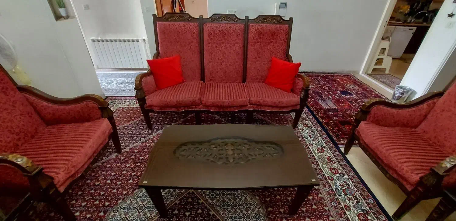 مبلمان سلطنتی ۹ نفره|مبلمان خانگی و میز عسلی|اصفهان, جلفا|دیوار