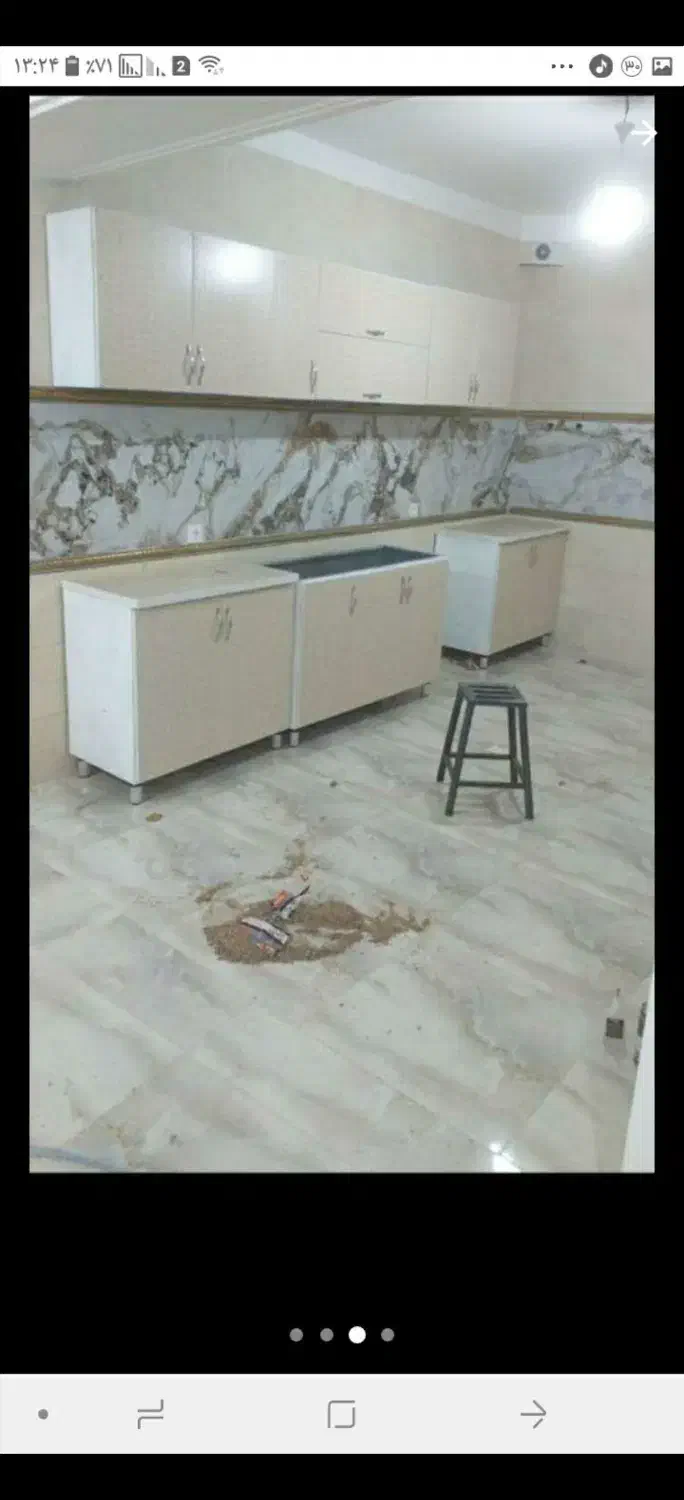 کابینت بدنه فلزی درب چوبی در رزن.|مصالح و تجهیزات ساختمان|رزن, |دیوار