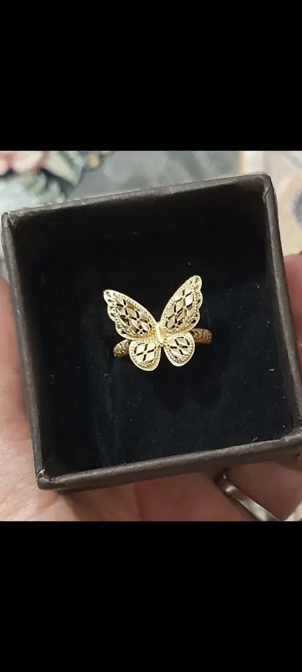 انگشتر طرح پروانه|جواهرات|زنجان, |دیوار