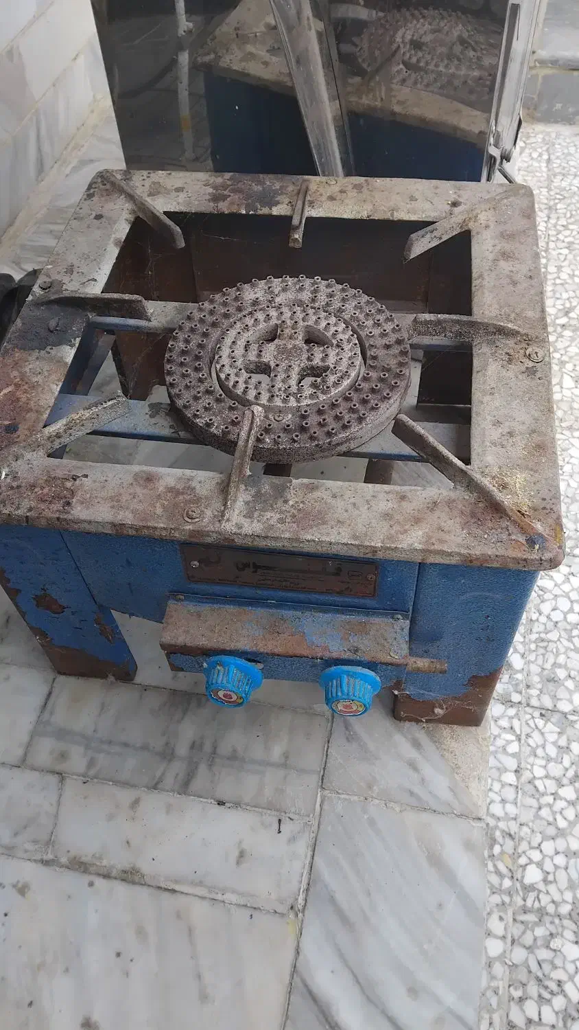 اجاق گاز دوشعله بزرگ و فر نان|اجاق گاز و لوازم برقی پختوپز|رشت, کوی بیانی|دیوار