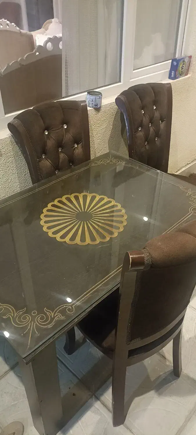 میز وصندلی غذا خوری چهار نفره|میز و صندلی غذاخوری|مشگین شهر, |دیوار