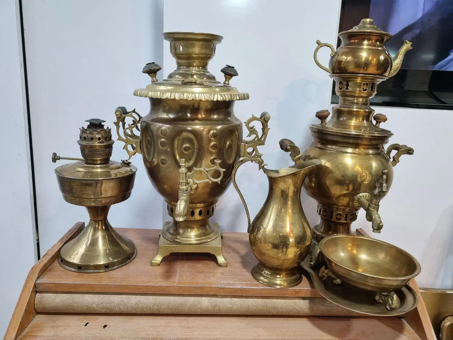 سماور برنجی عتیقه|کلکسیون اشیاء عتیقه|مشهد, کوثر|دیوار