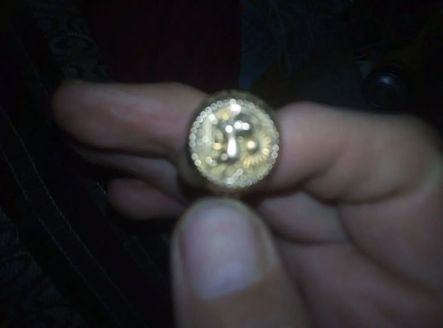 انگشتر.. شیروخورشید. قدیمی|جواهرات|سمنان, |دیوار