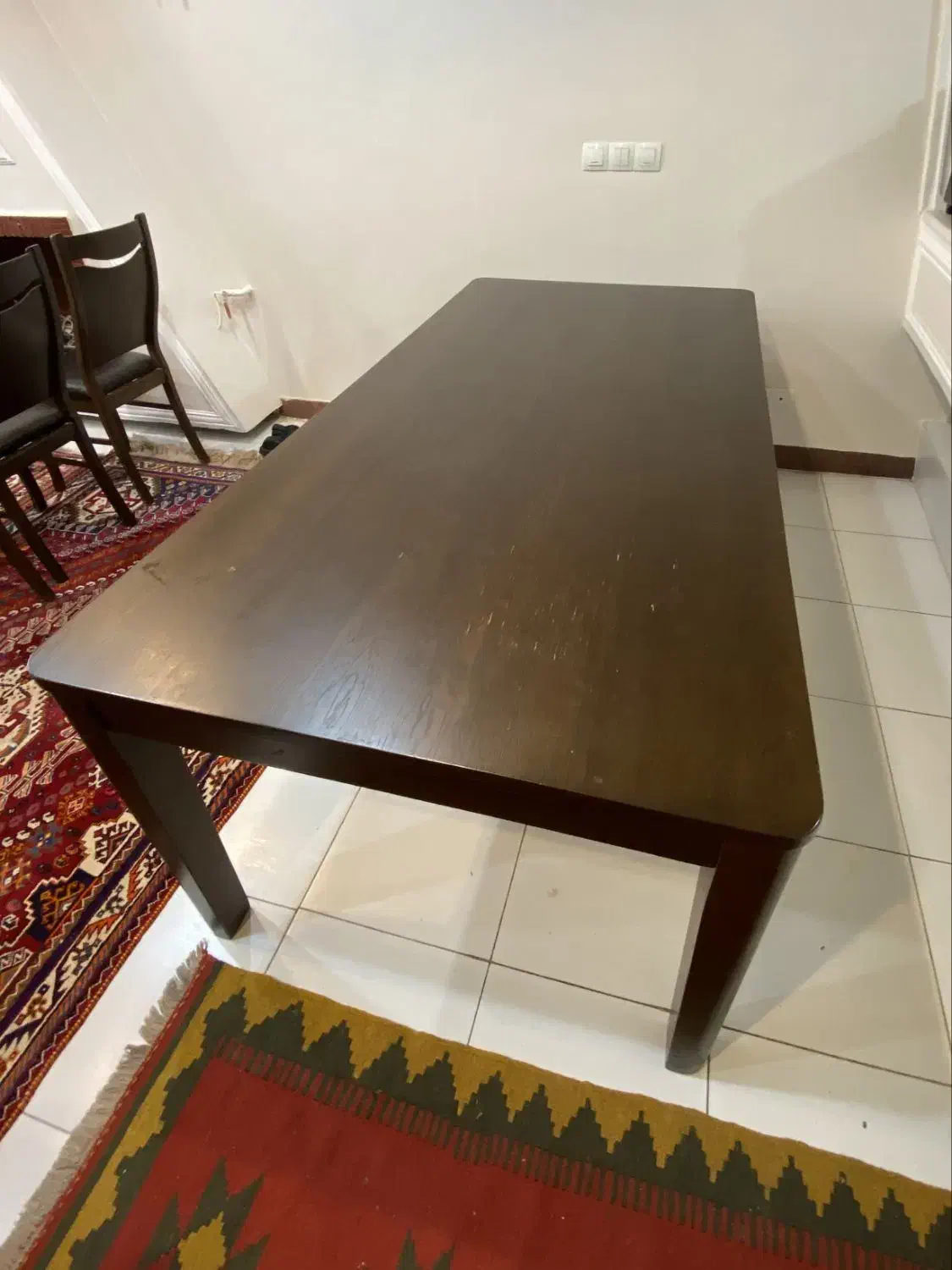 میز ناهارخوری چوبی ۸ نفره|میز و صندلی غذاخوری|شیراز, شهرک گلدشت حافظ|دیوار