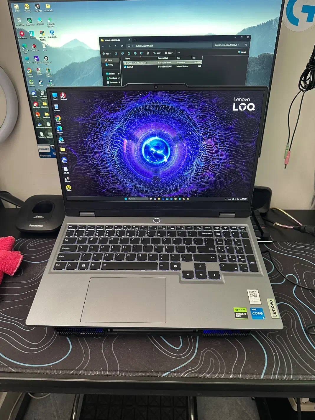 لپ تاپ لنوو LOQ گیمینگ رم 24 گیگ در حد نو|رایانه همراه|کرج, ساماندهی|دیوار