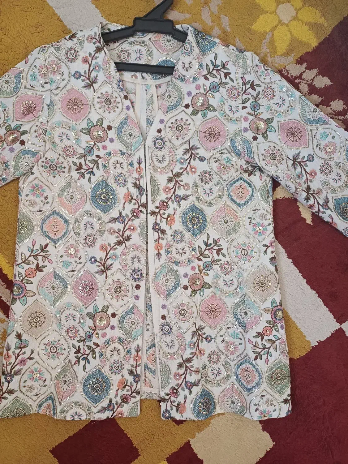 مانتو مجلسی سوزن دوزی|لباس|تهران, ارجمندی راد|دیوار