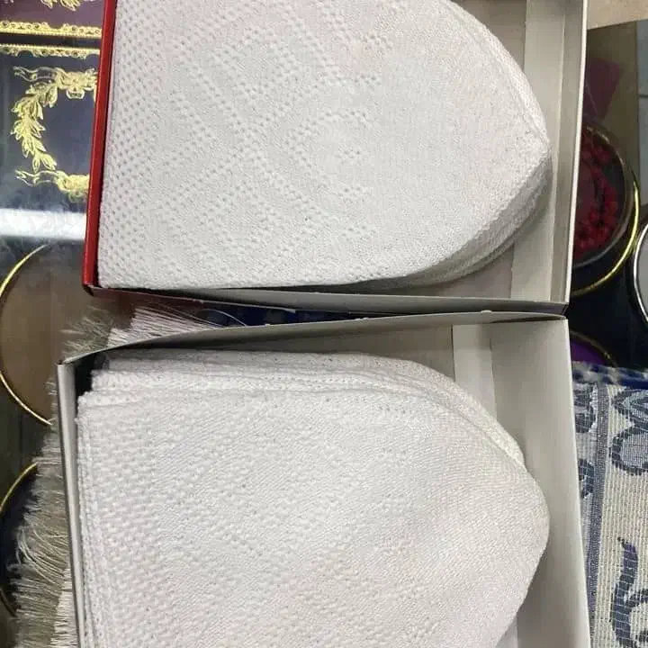 کلاه نماز  نخی سوغات حجاج|لباس|گنبد کاووس, |دیوار