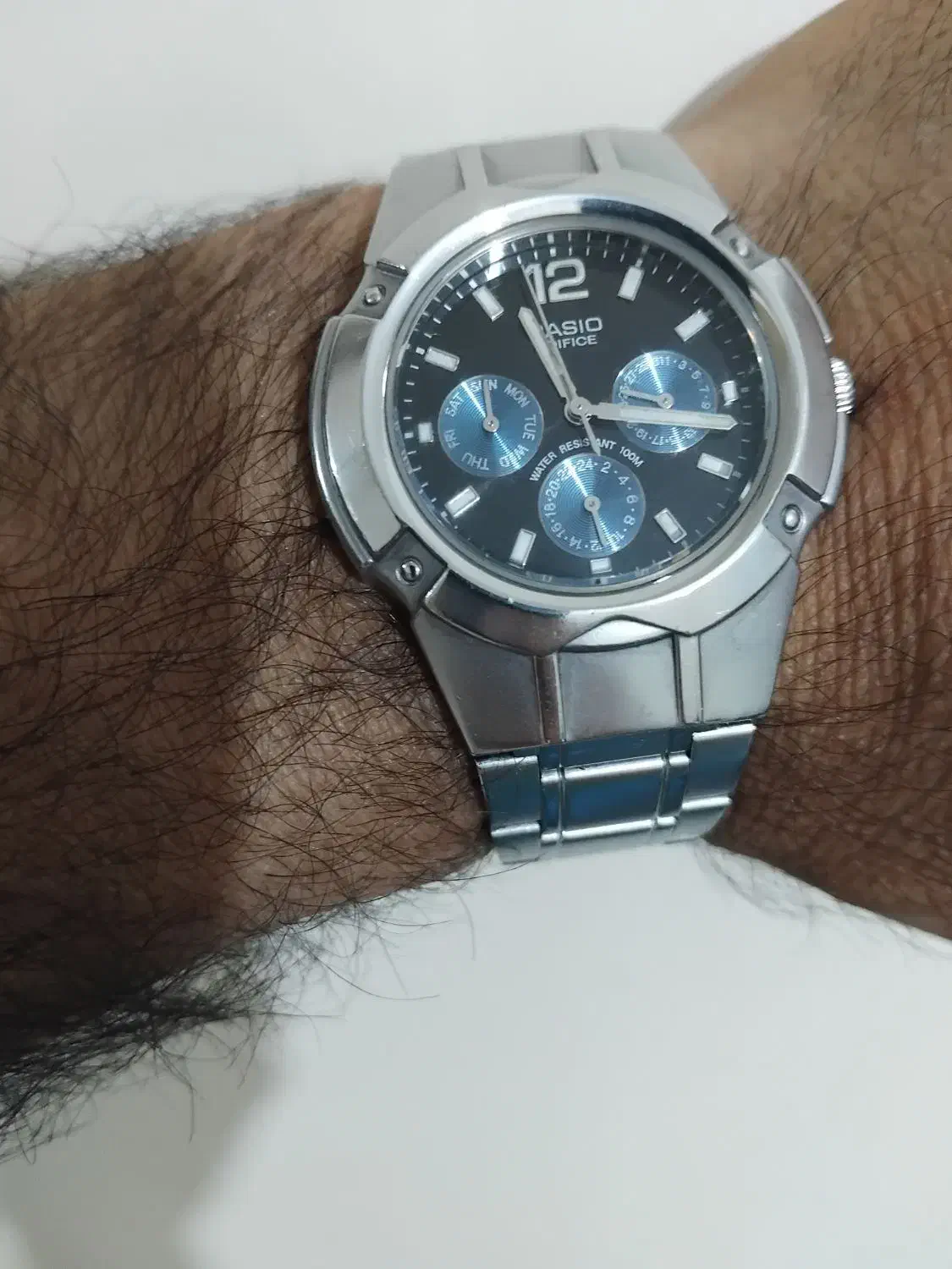 ساعت کاسیو سه موتوره فول تایم|ساعت|ایوان, |دیوار