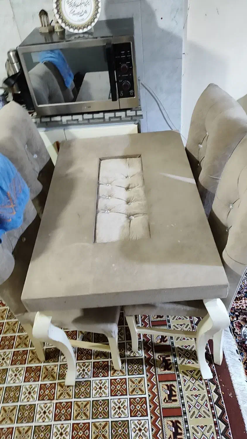 مبل و میز ناهار خوردی|مبلمان خانگی و میز عسلی|کرمان, |دیوار