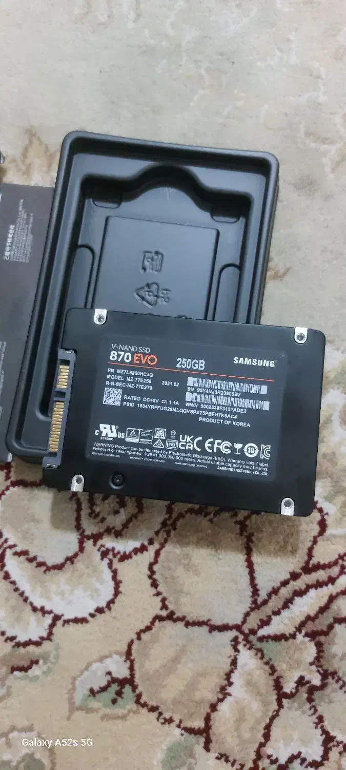 سامسونگ  SSD Evo 870|قطعات و لوازم جانبی رایانه|قم, نیروگاه|دیوار