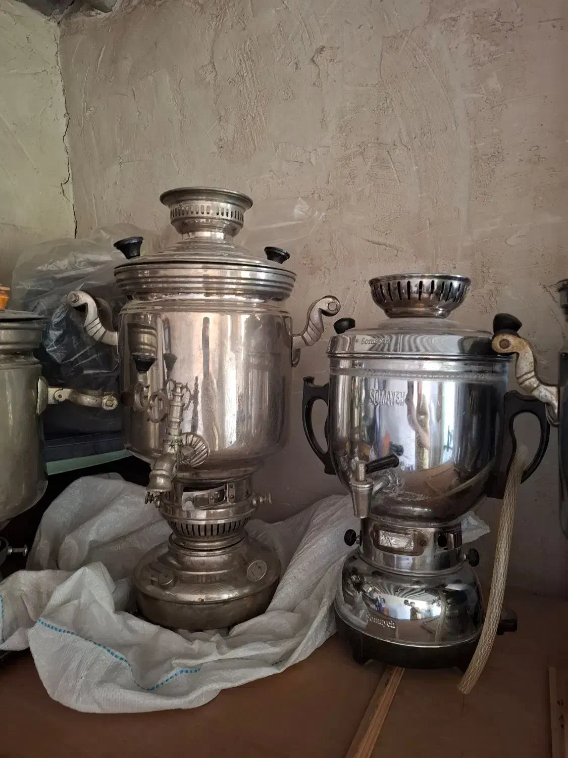 انواع سماور گازی ، برقی و نفتی|سماور، چایساز، قهوهساز|قزوین, |دیوار