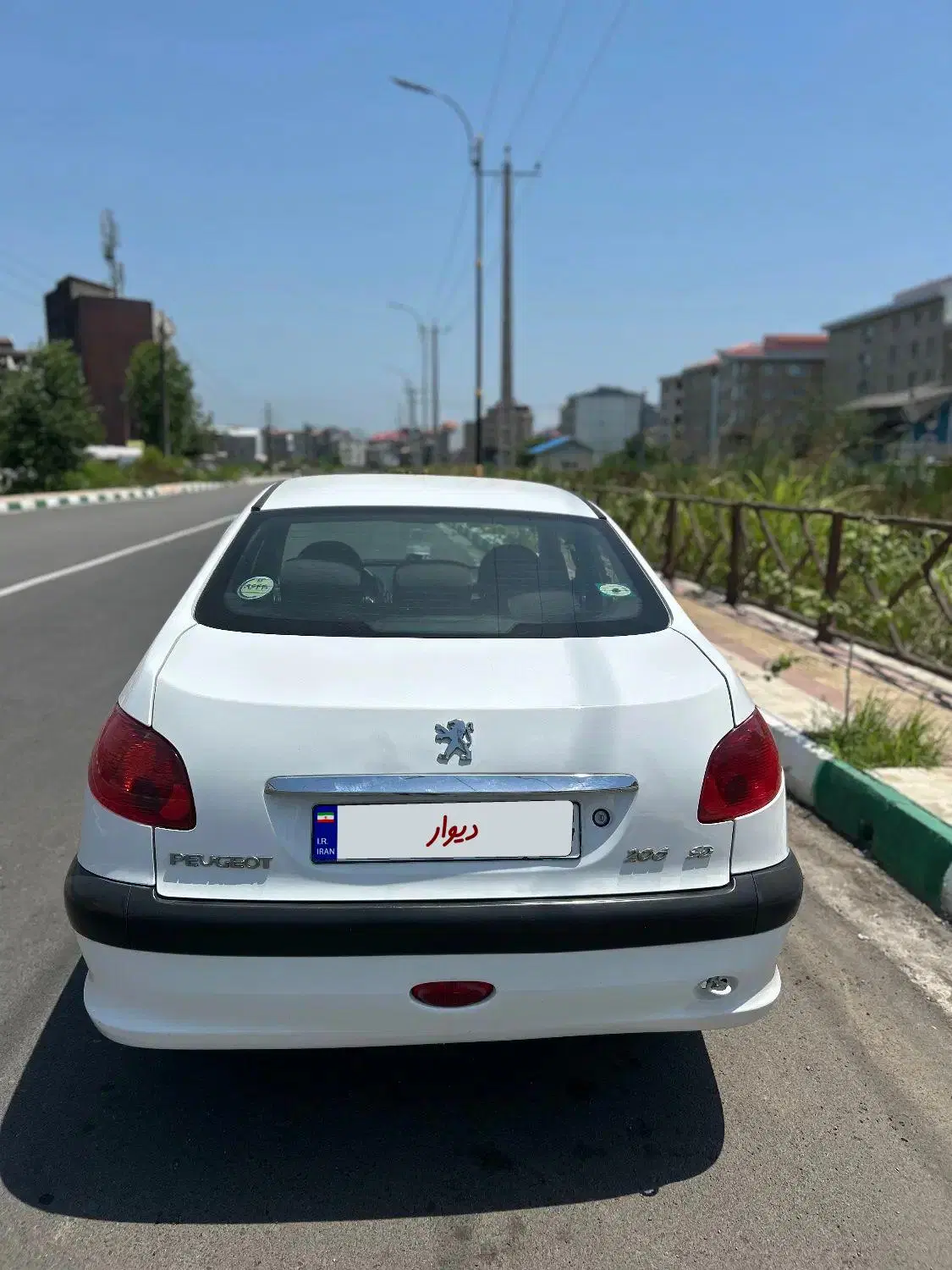 206 sd 1400|خودرو سواری و وانت|رشت, پستک|دیوار