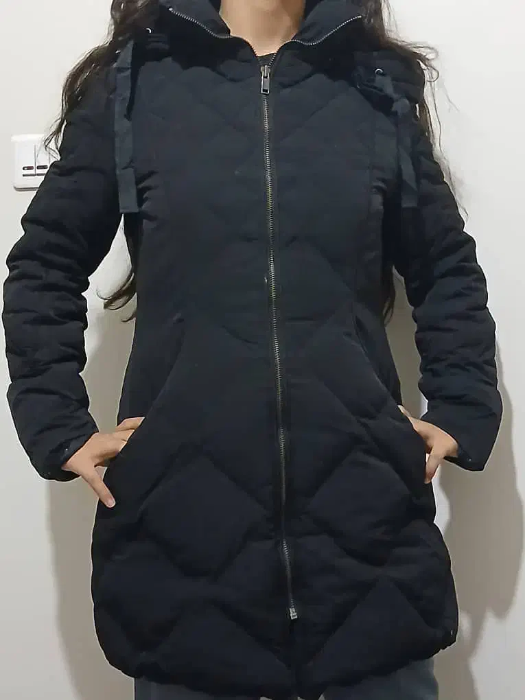 کاپشن خارجی فوق گرم پر کلاغی|لباس|قروه, |دیوار