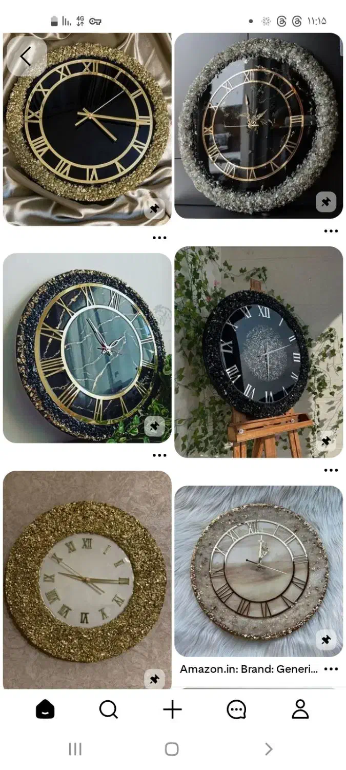 ساعت رزینی|ساعت دیواری و تزئینی|تهران, تهرانپارس شرقی|دیوار