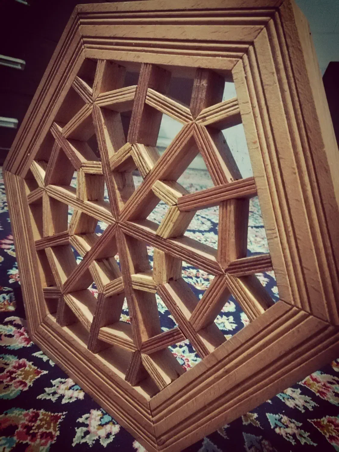 تابلوی هنری گره چینی|صنایع دستی و سایر لوازم تزئینی|یزد, |دیوار