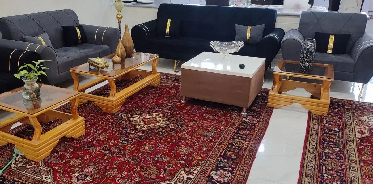 دودست مبل سالم وتمیز یه دست هفت نفره 10 تومن|مبلمان خانگی و میز عسلی|سلماس, |دیوار