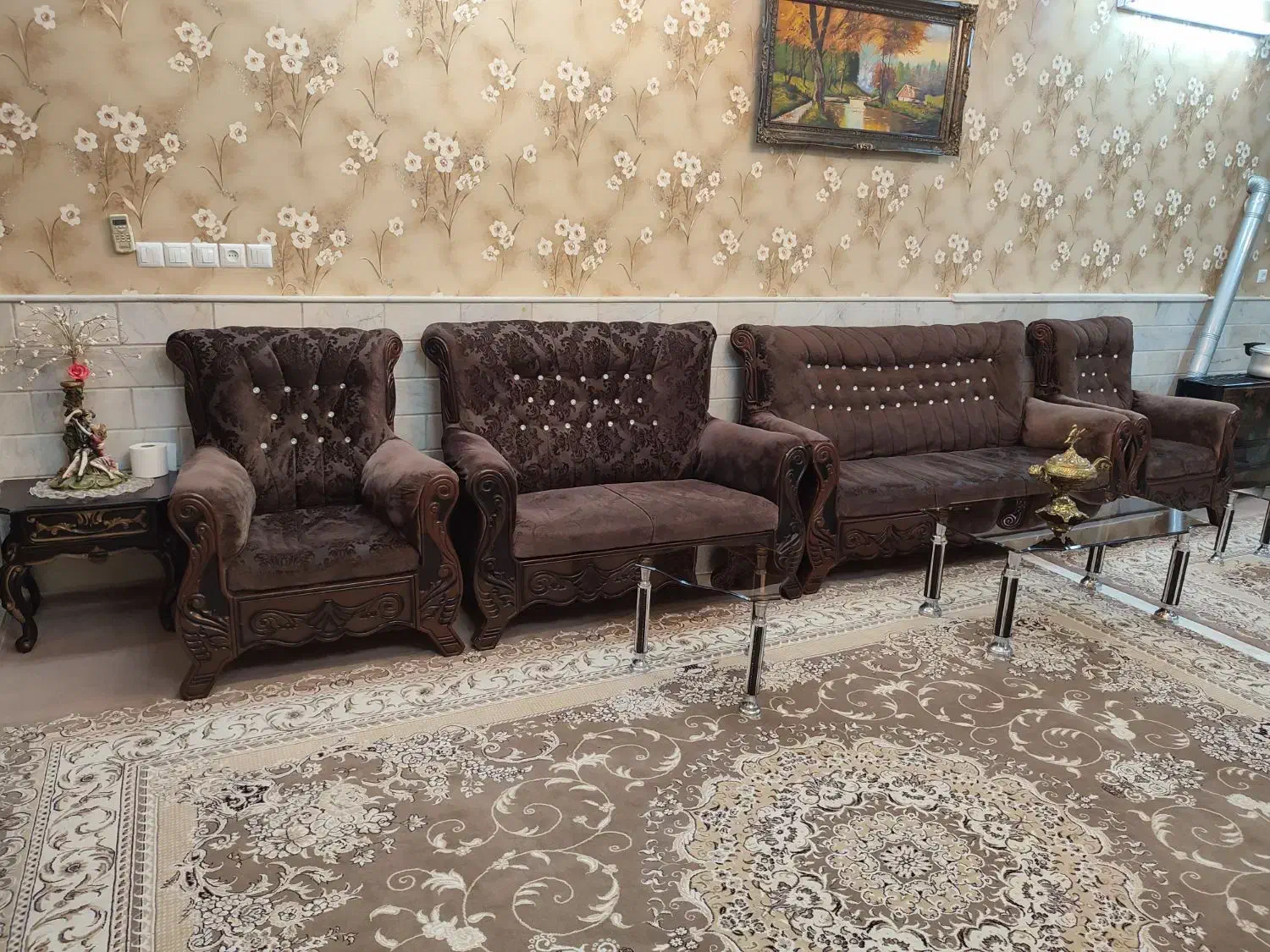 مبل راحتی فروش فوری|مبلمان خانگی و میز عسلی|قم, انصارالحسین|دیوار