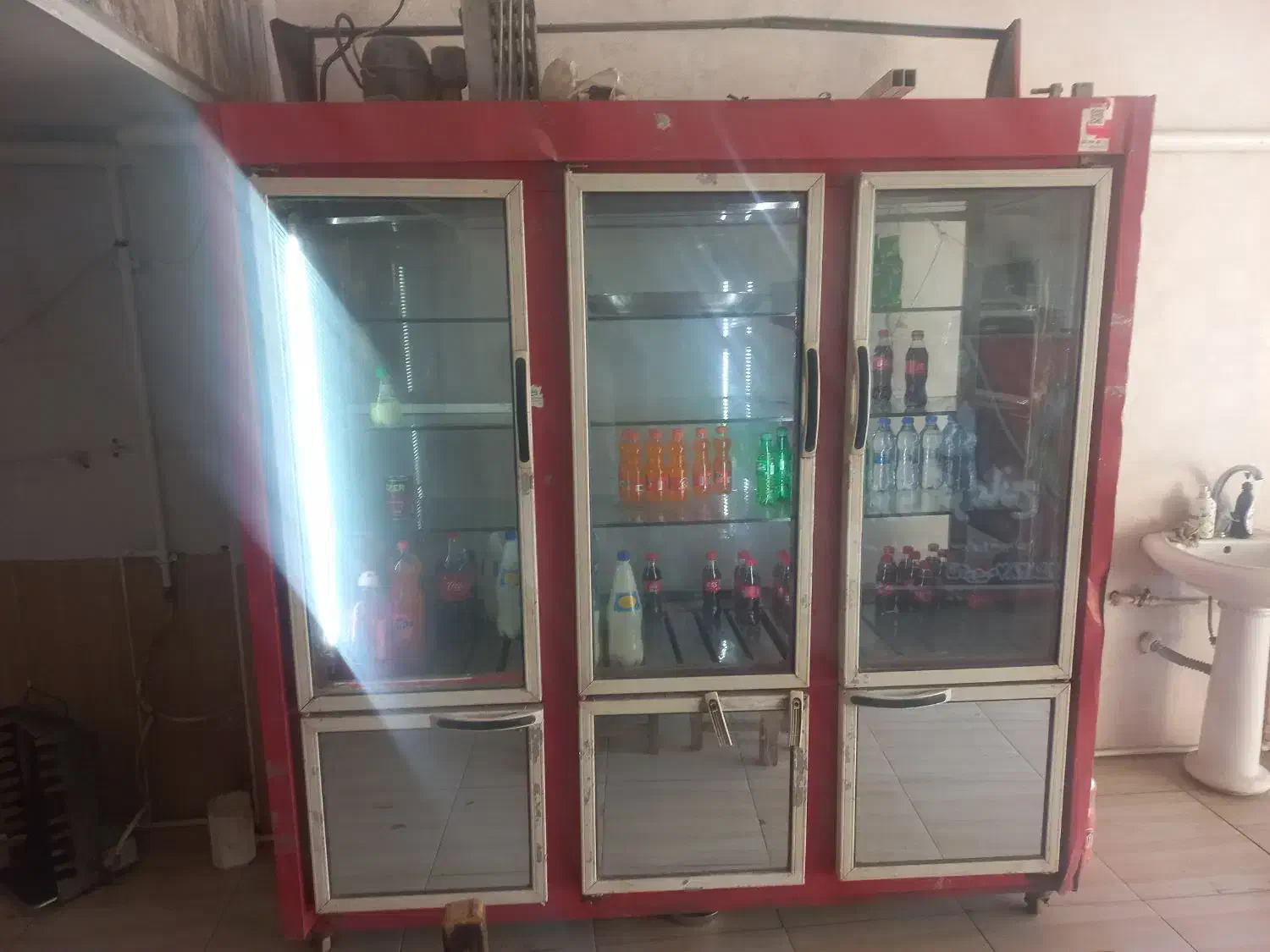 یخچال ۲متری ویخچال۱/۵متری و فریزر بستنی|فروشگاه و مغازه|آشخانه, |دیوار