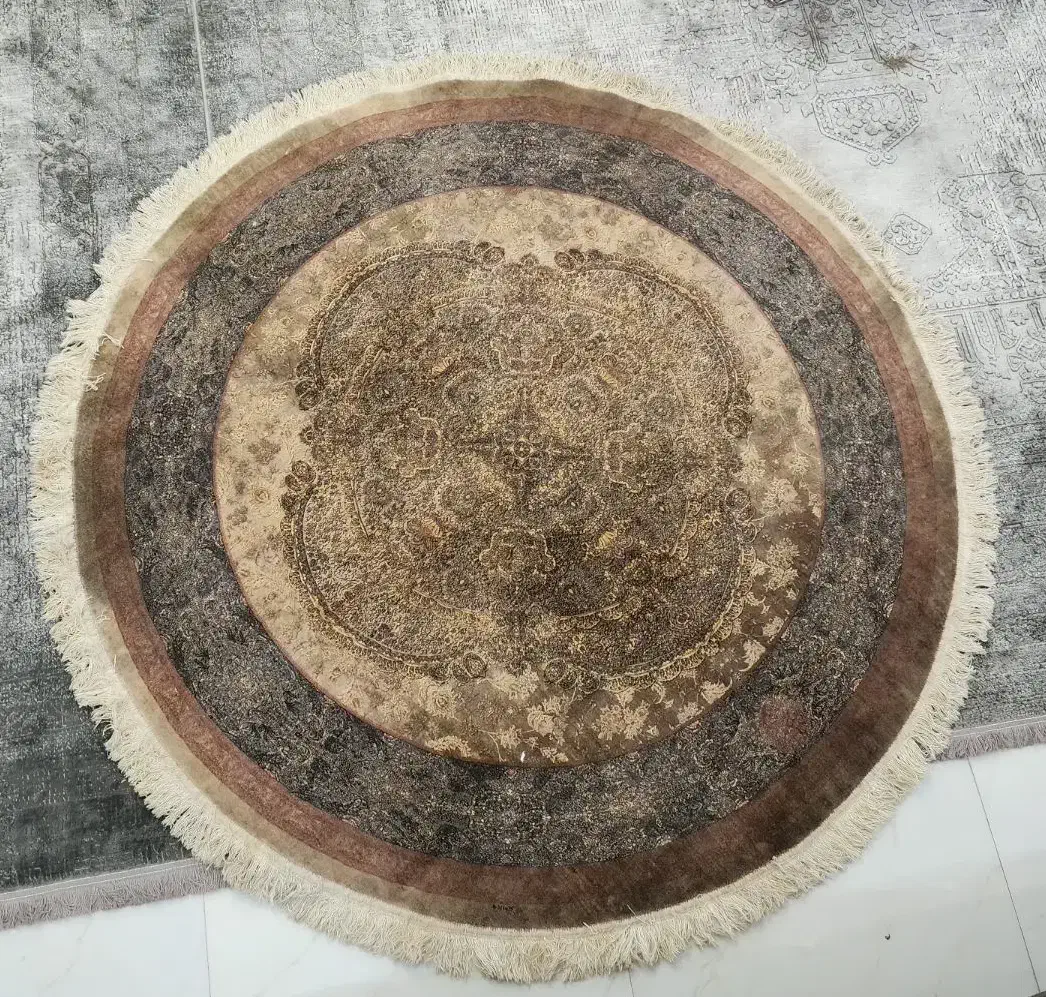 قالیچه گرد 1.5 در 1.5|فرش|مشهد, الهیه|دیوار