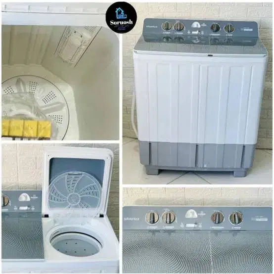 لباسشویی دو قلو سیلور لوکس ۱۲ کیلویی|ماشین لباسشویی و خشککن لباس|بروجرد, |دیوار