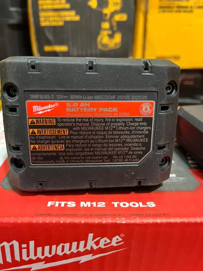 باطری ۵ آمپر میلواکی|ابزارآلات|تهران, انبار نفت|دیوار