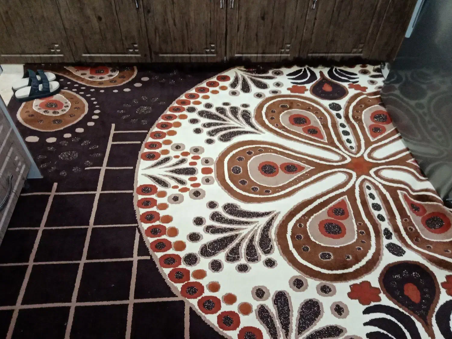 گلیم فرش 9متری در حد نو|گلیم، جاجیم، گبه|قم, انسجام|دیوار