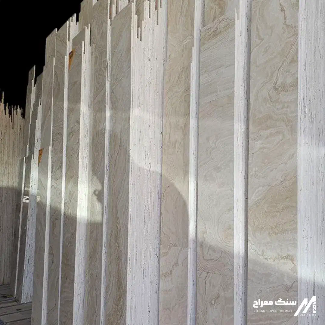 سنگ تراورتن عباسآباد درجه یک|مصالح و تجهیزات ساختمان|دلیجان, |دیوار