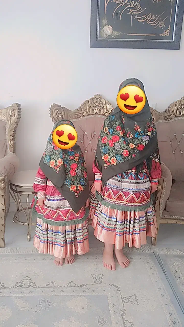 دو دست لباس محلی دخترانه|لباس|نیشابور, فیض آباد|دیوار