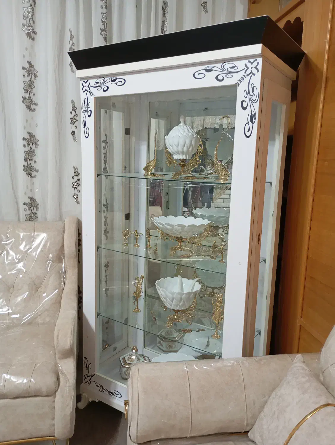 بوفه و اینه کنسول|بوفه، ویترین، کنسول|بناب, |دیوار