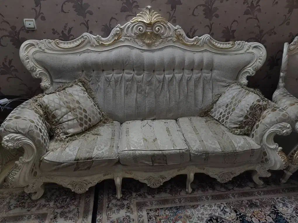 یه دست مبل ۹نفره ویه دست میزناهارخوری ۸نفره درحدنو|حراج|فردیس, فرامرزیه|دیوار