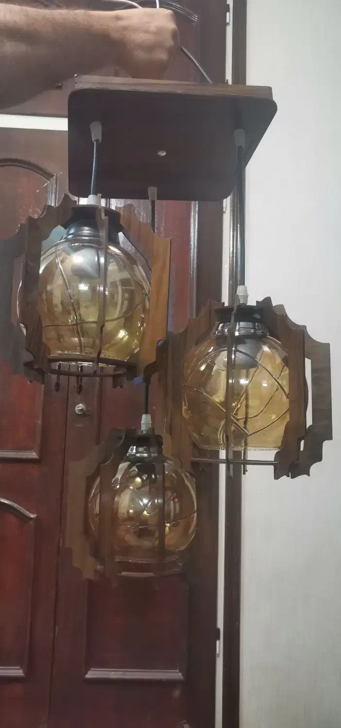 لوستر|لوستر و چراغ آویز|همدان, |دیوار