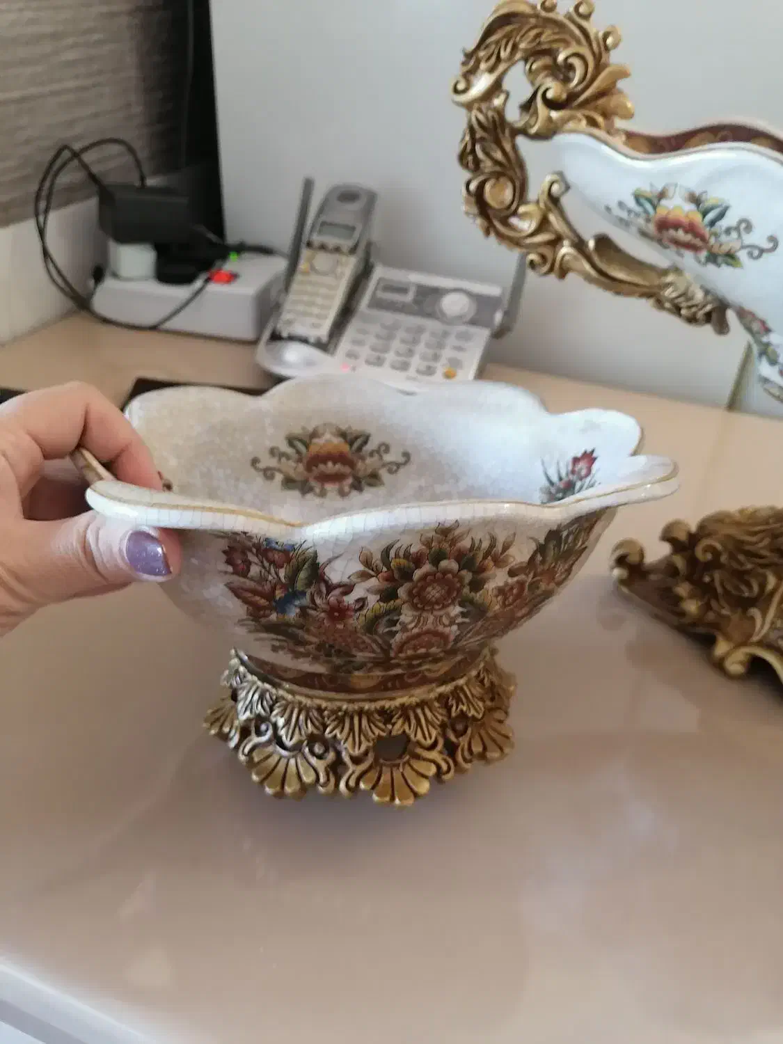 گلدان و میوه خوری|ظروف سرو و پذیرایی|تبریز, |دیوار