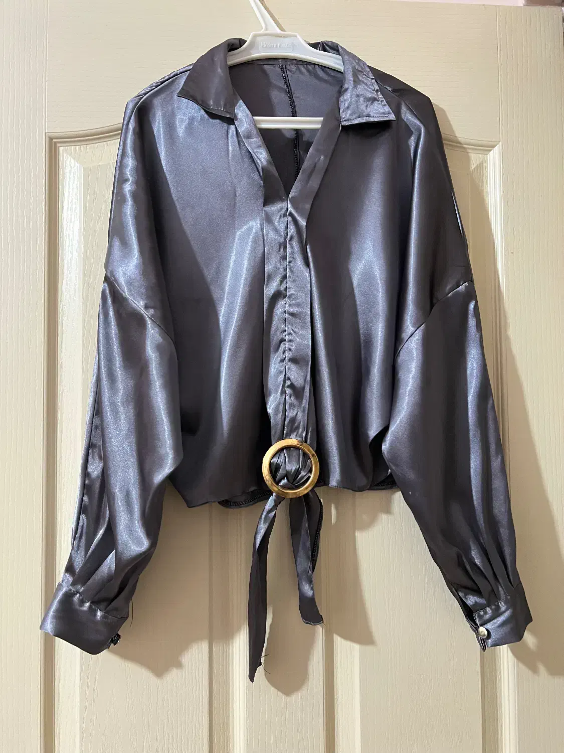 لباس مجلسی چرم و شومیز ساتن|لباس|علیآباد کتول, |دیوار