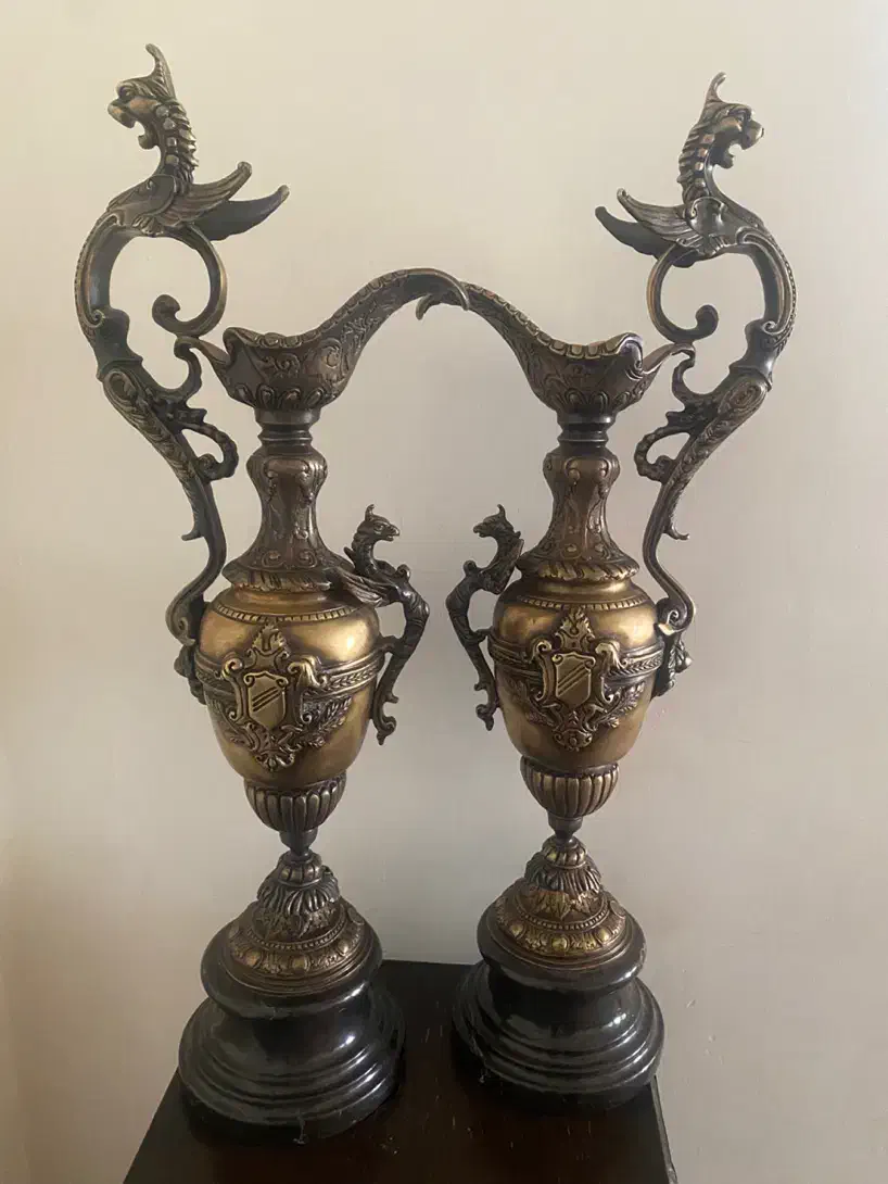 دو عدد مجسمه آنتیک ایتالیایی|مجسمه، تندیس، ماکت|اردبیل, |دیوار