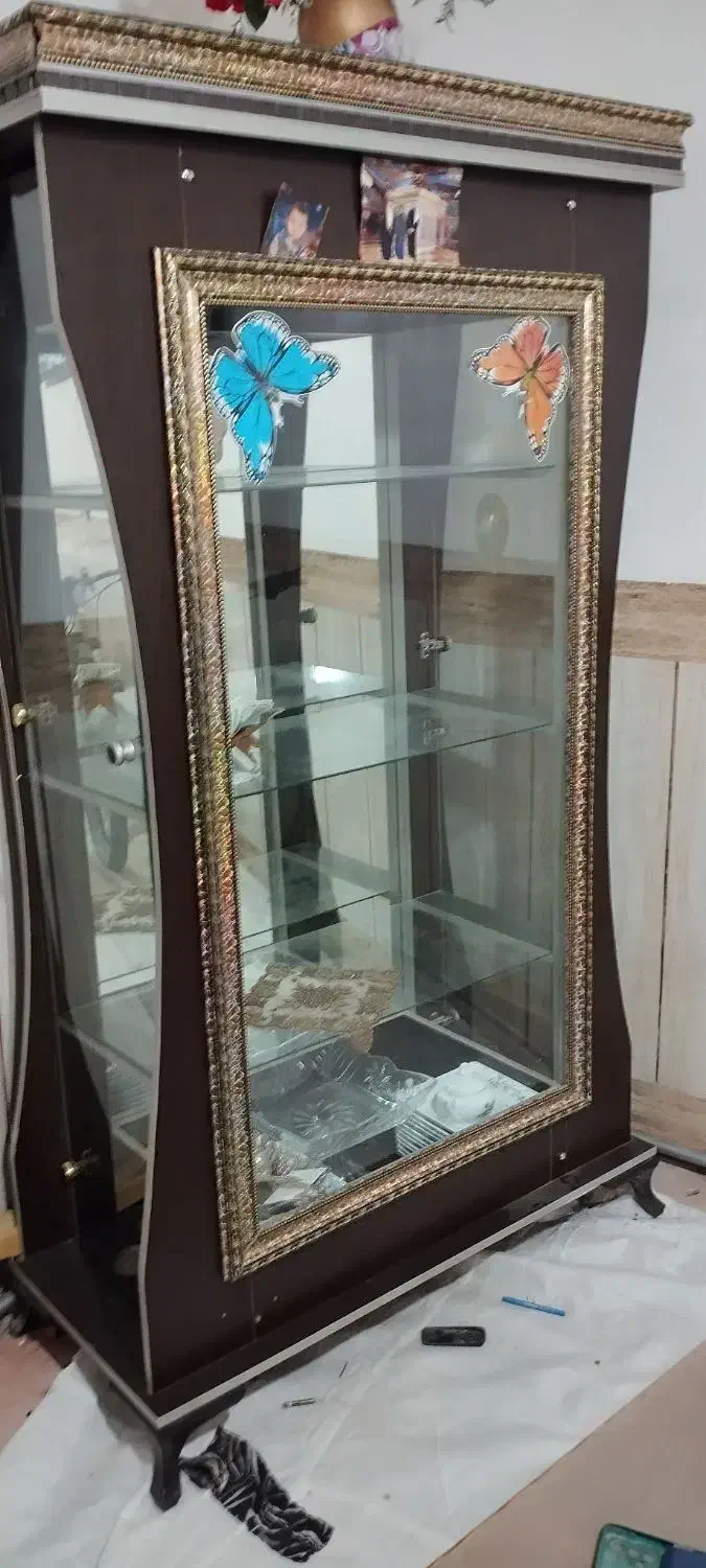 بوفه|بوفه، ویترین، کنسول|سلماس, |دیوار