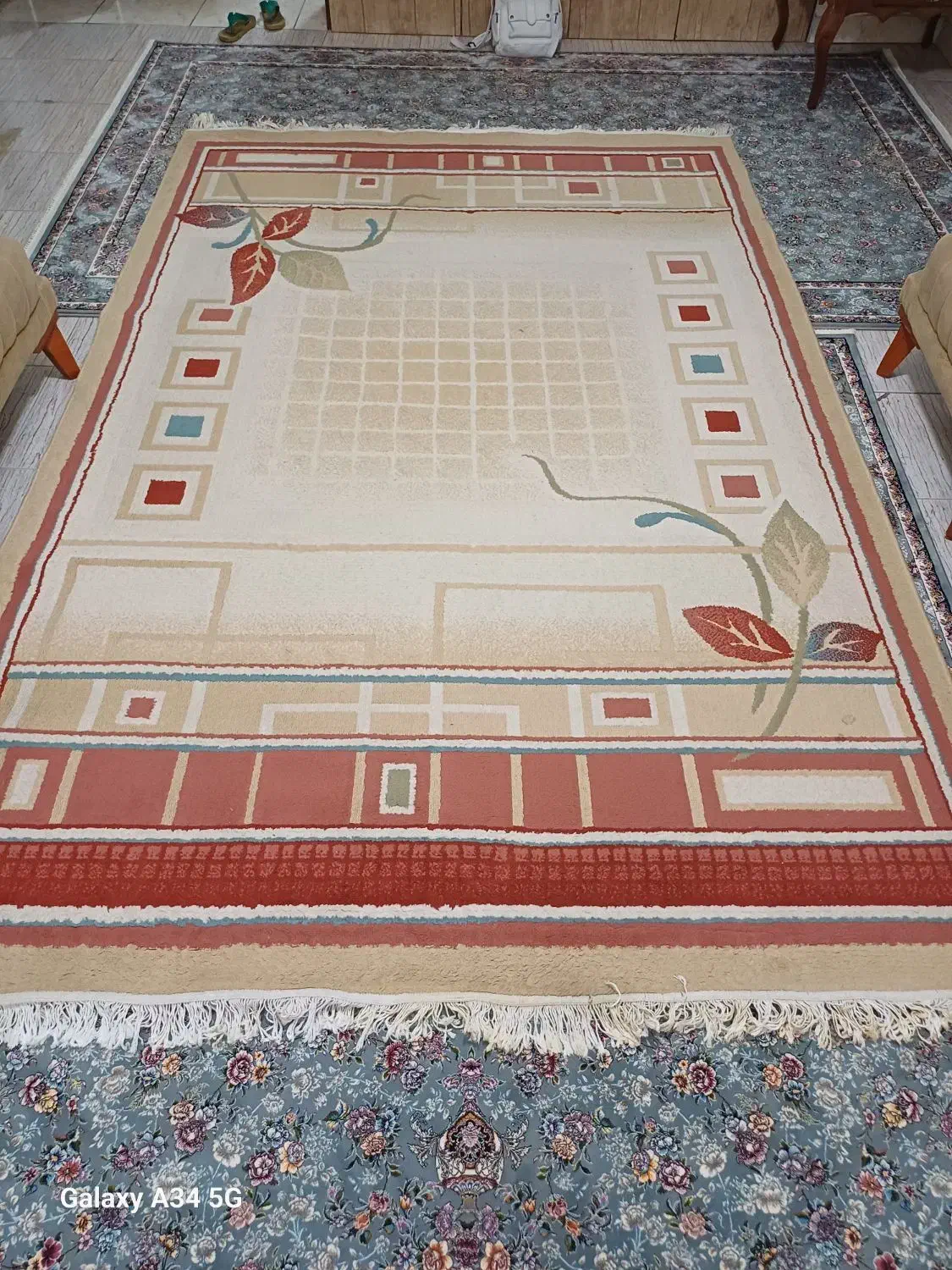 گلیم فرش|گلیم، جاجیم، گبه|کرمانشاه, |دیوار