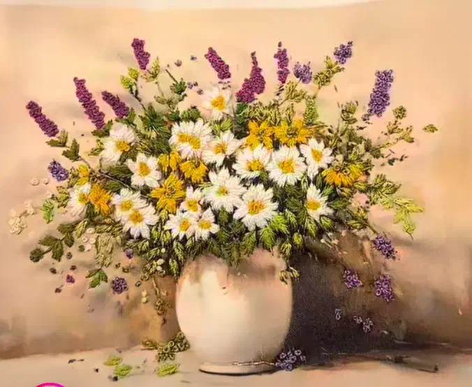 آموزش تابلو گل دوزی روبان دوزی سرمه دوزی درسه جلسه|خدمات آموزشی|رشت, نامجو|دیوار