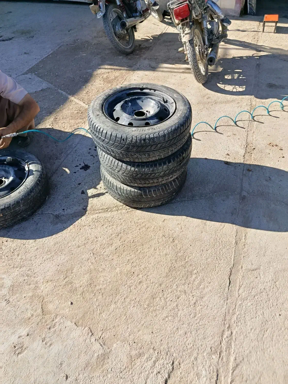 رینگ با لاستیک 70درصد|قطعات یدکی و لوازم جانبی|دشت ذهاب, |دیوار